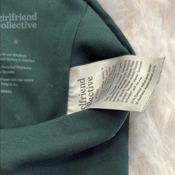 Girlfriend Collective Dark Green Bra - Picture 3 of 6